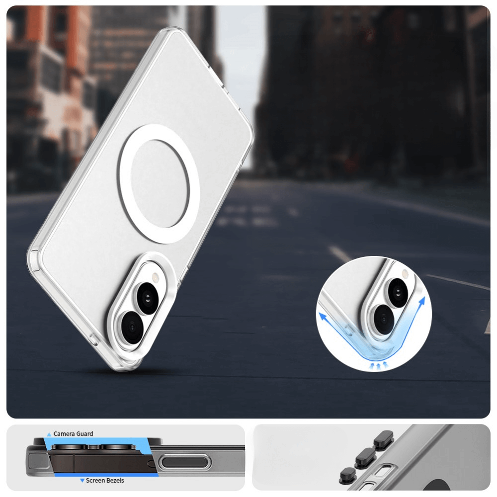 Galaxy S25 Edge - Protective Acrylic Phone Case with Magnet