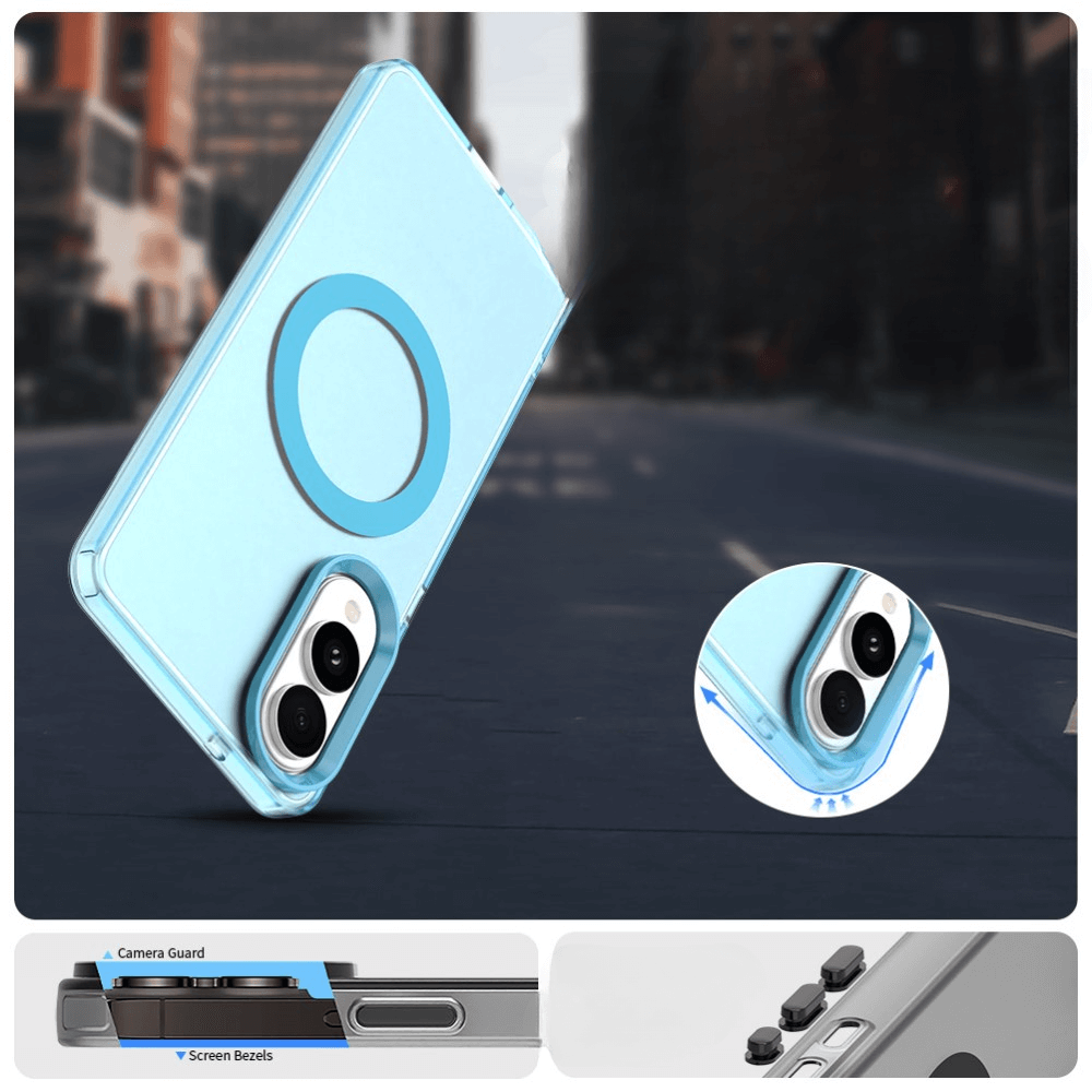 Galaxy S25 Edge - Protective Acrylic Phone Case with Magnet