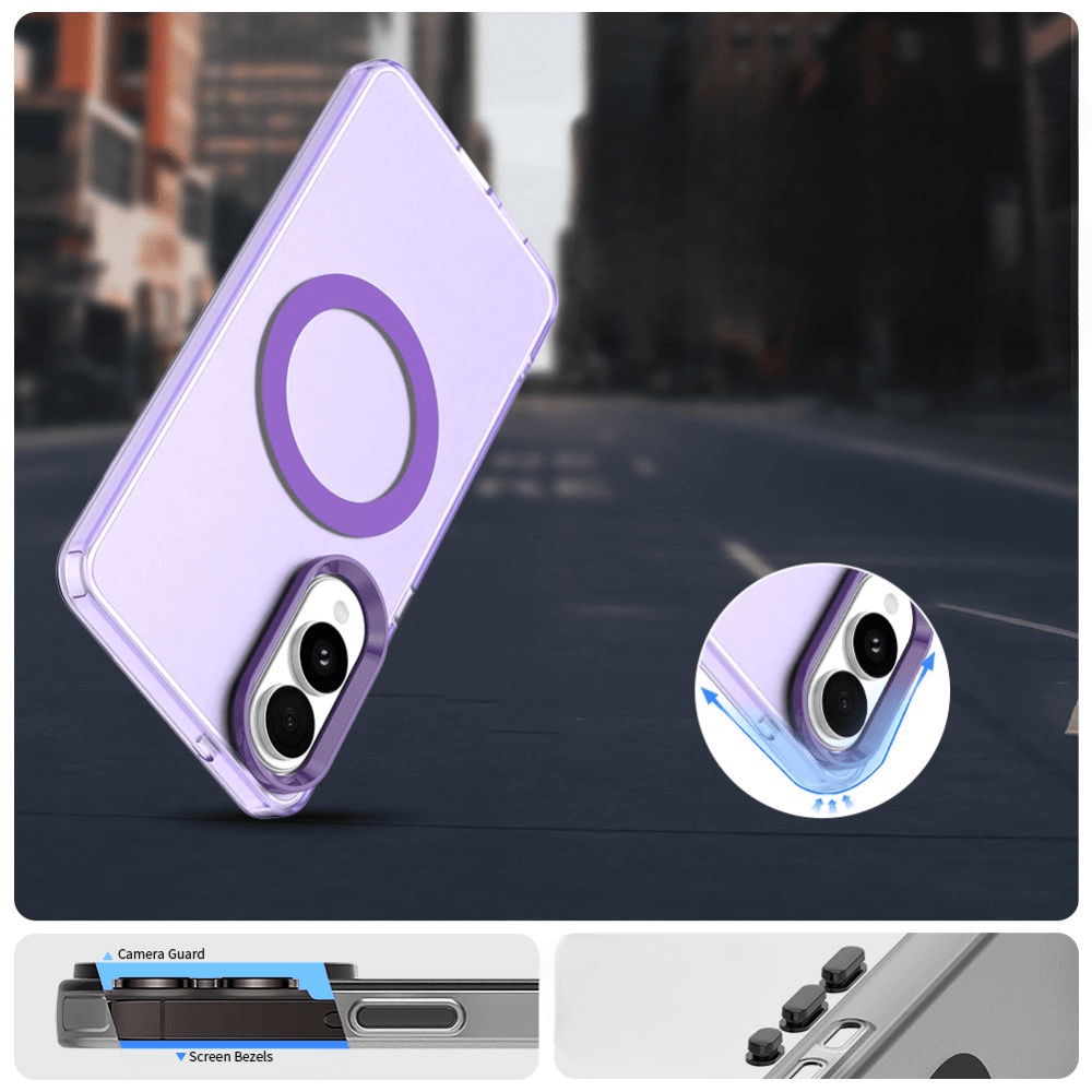 Galaxy S25 Edge - Protective Acrylic Phone Case with Magnet