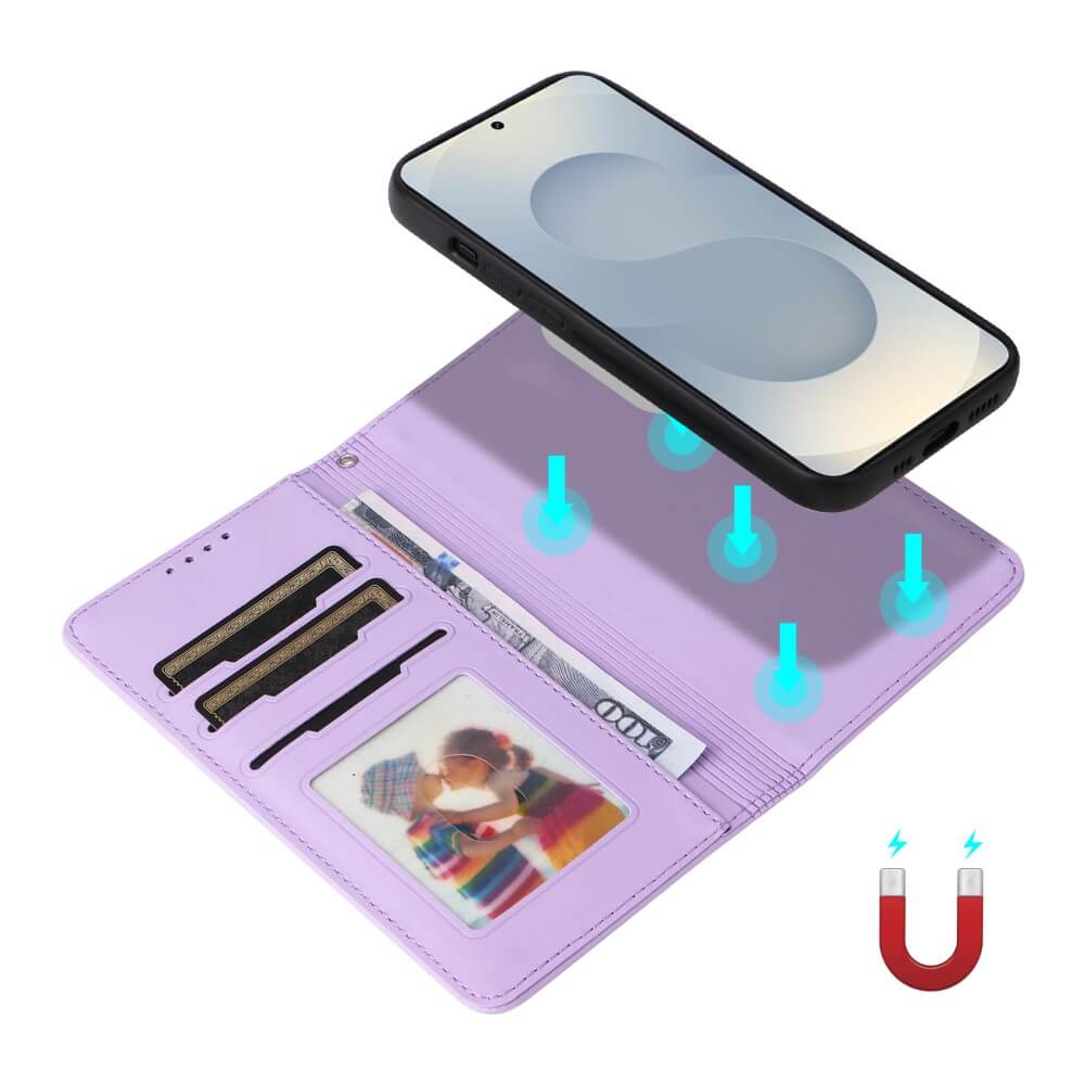 Galaxy S25 Edge - Teilbare Brieftasche 2-in-1 Handyhülle