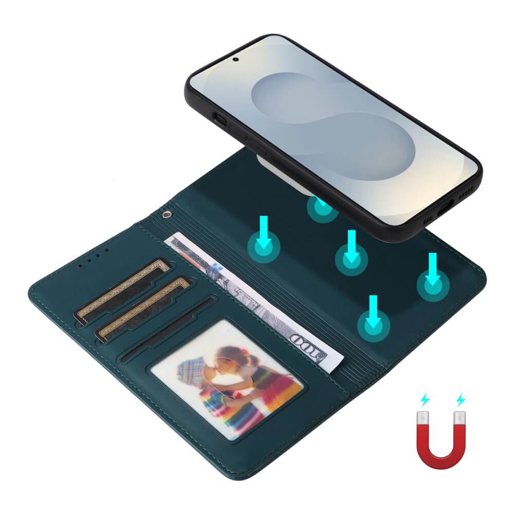 Galaxy S25 Edge - Teilbare Brieftasche 2-in-1 Handyhülle