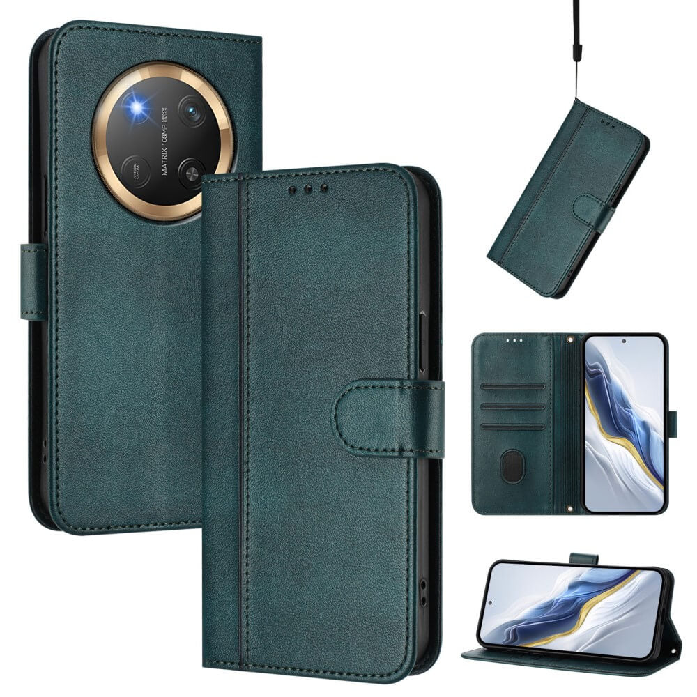 HONOR Magic7 Lite - Custodia in pelle scamosciata dal design vintage