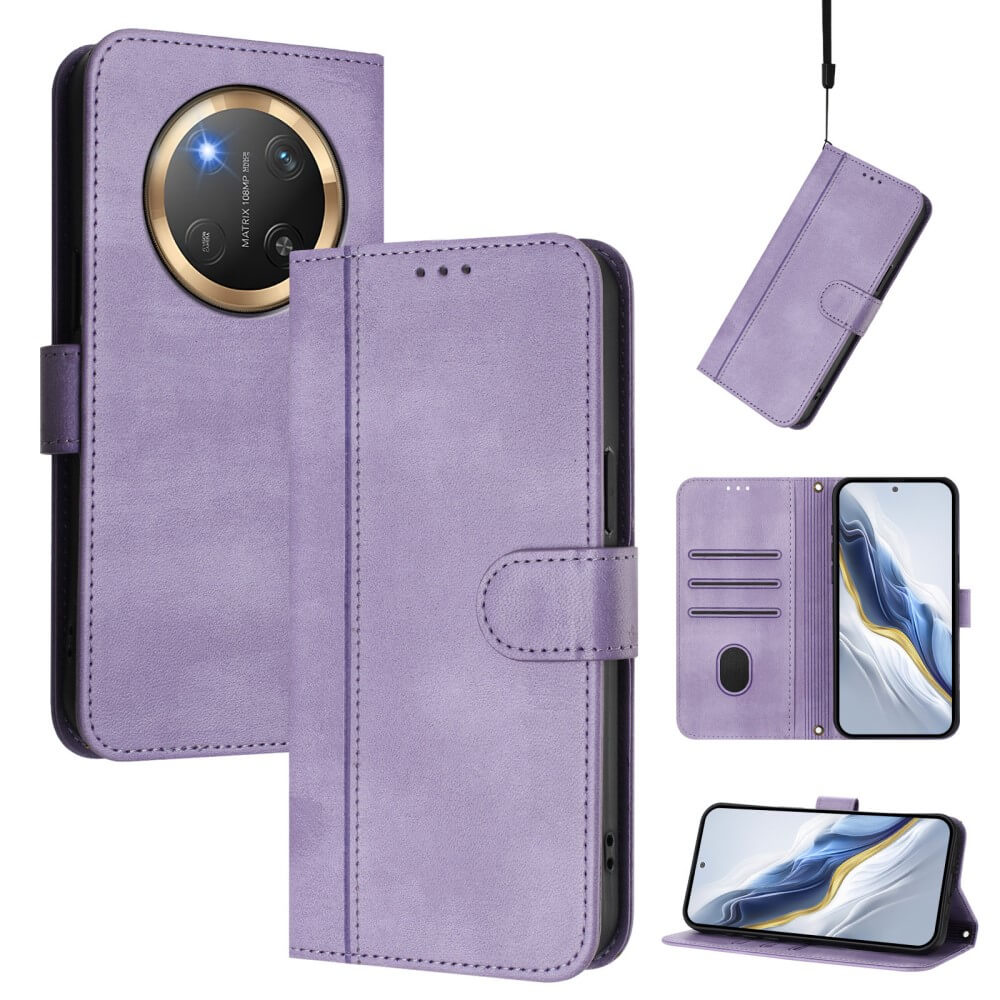 HONOR Magic7 Lite - Custodia in pelle scamosciata dal design vintage