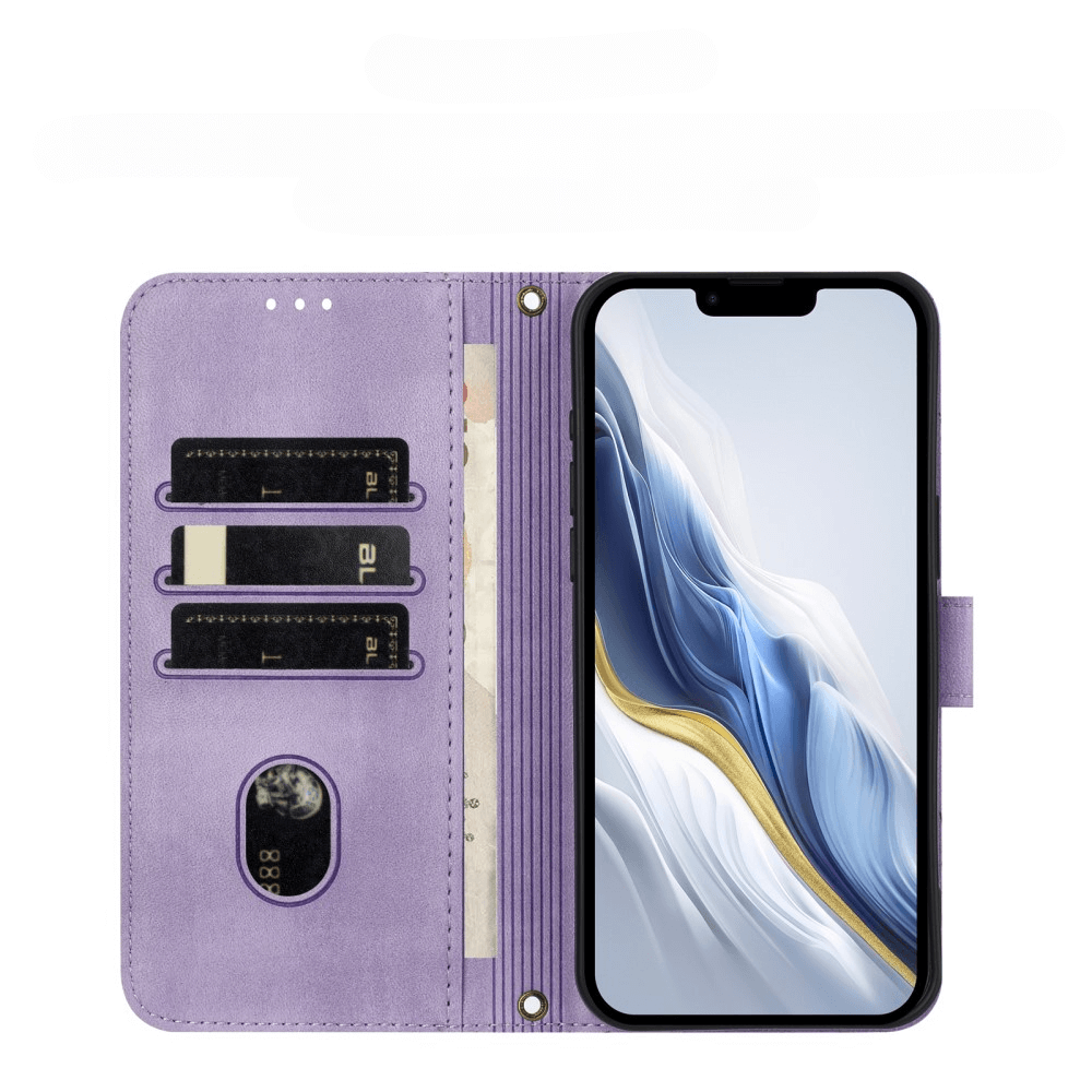 HONOR Magic7 Lite - Custodia in pelle scamosciata dal design vintage