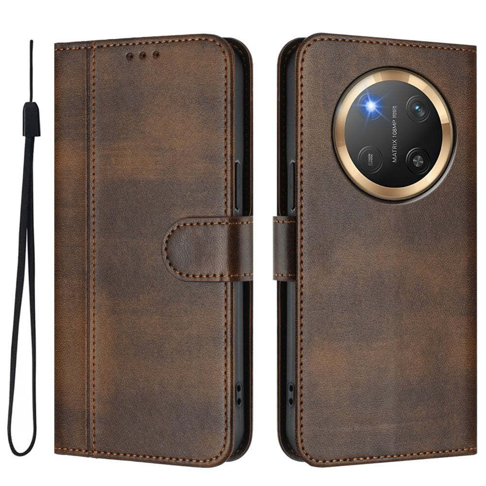 HONOR Magic7 Lite - Custodia in pelle scamosciata dal design vintage