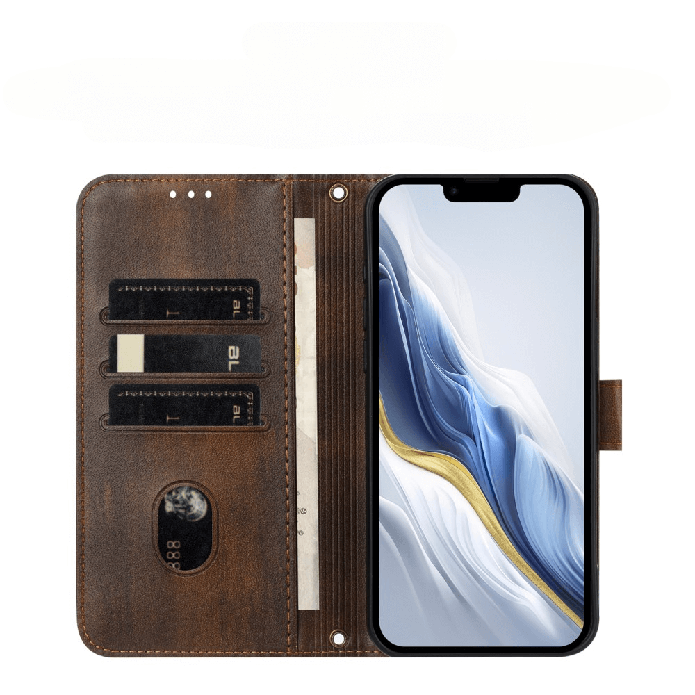 HONOR Magic7 Lite - Custodia in pelle scamosciata dal design vintage