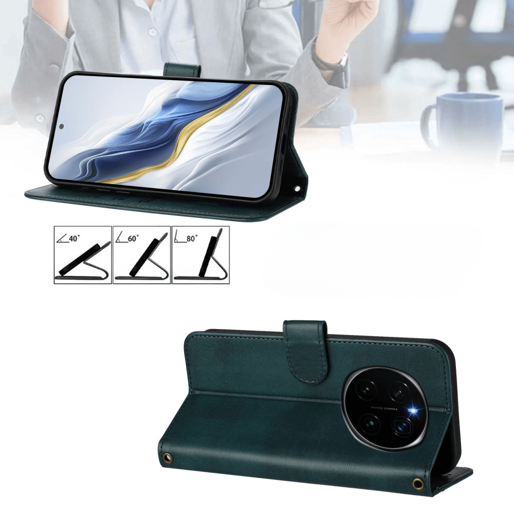 HONOR Magic7 Pro - Custodia in pelle scamosciata dal design vintage