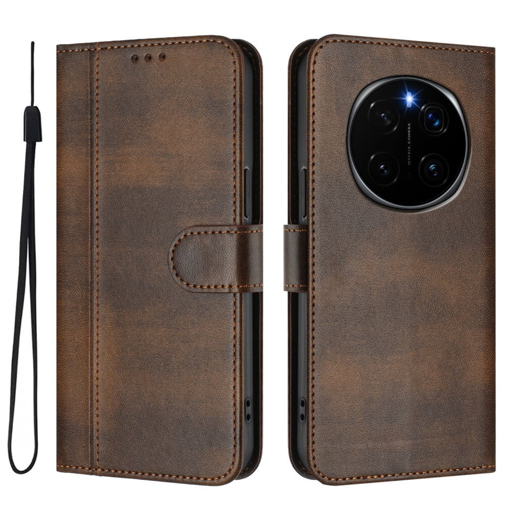 HONOR Magic7 Pro - Custodia in pelle scamosciata dal design vintage