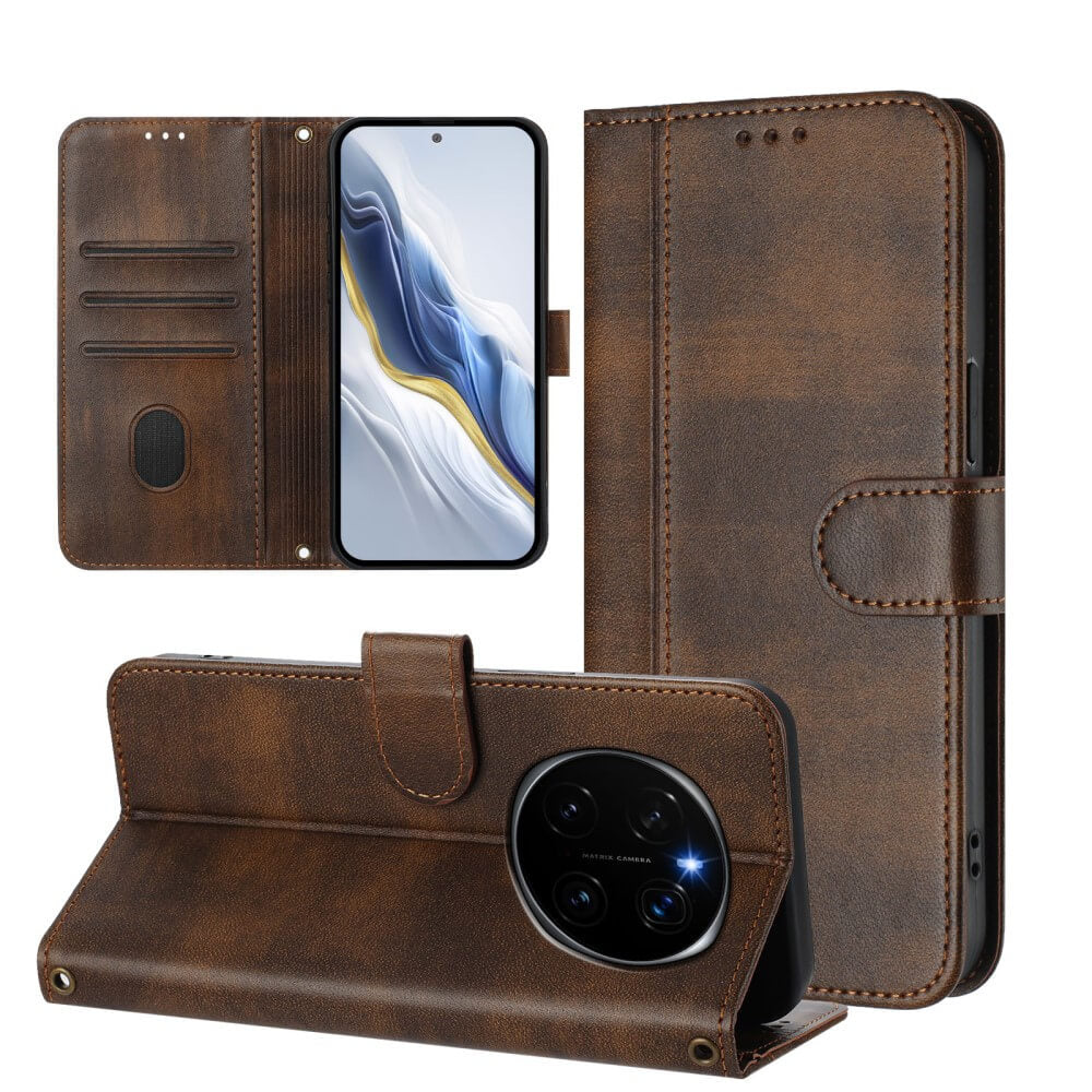 HONOR Magic7 Pro - Custodia in pelle scamosciata dal design vintage