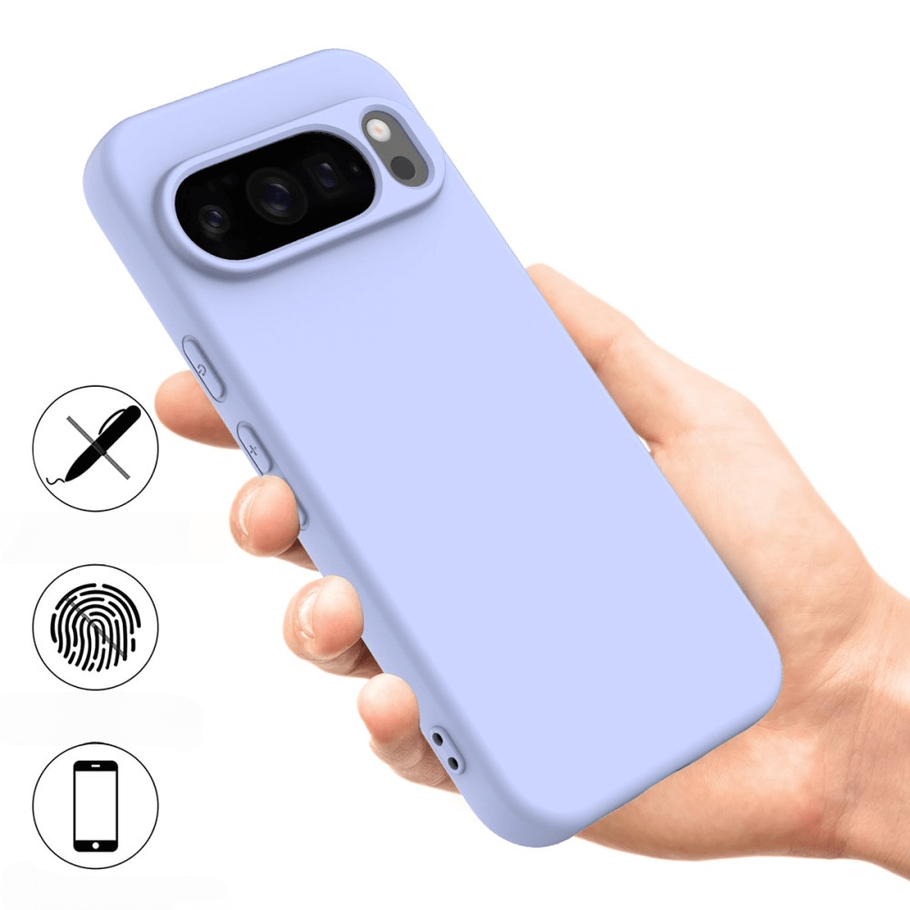 Google Pixel 10 / 10 Pro - Silikon Gummi Hülle mit Riemen