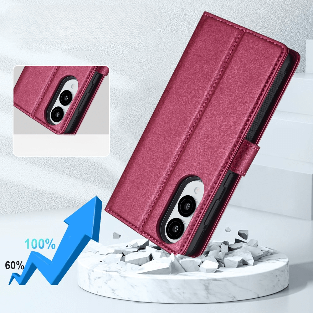 Galaxy S25 Edge - LC.IMEEKE L2 Serie Brieftasche und Hülle