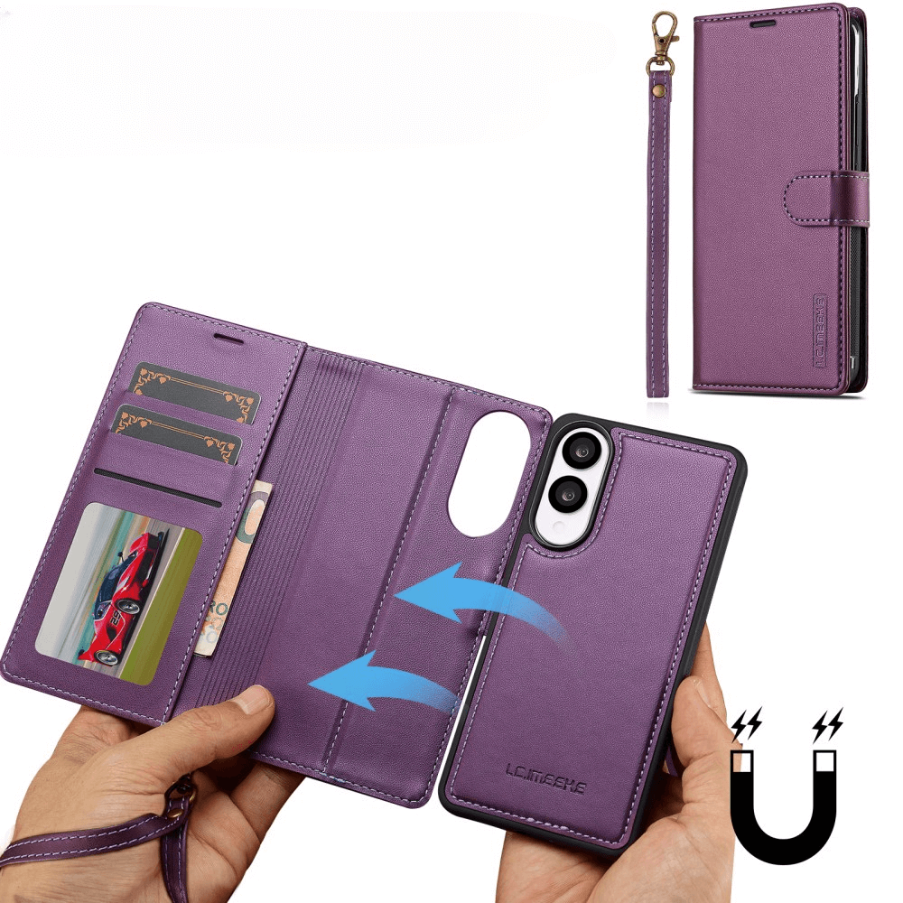 Galaxy S25 Edge - LC.IMEEKE L2 Serie Brieftasche und Hülle