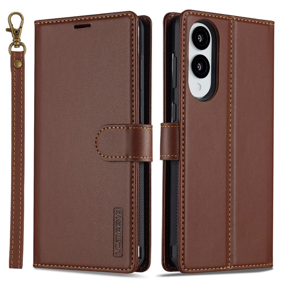 Galaxy S25 Edge - LC.IMEEKE L2 Serie Brieftasche und Hülle