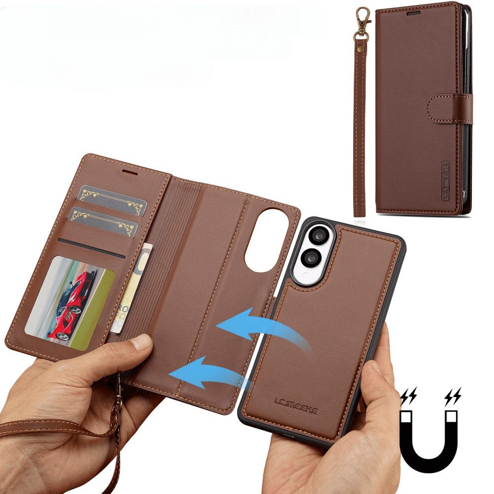 Galaxy S25 Edge - LC.IMEEKE L2 Serie Brieftasche und Hülle