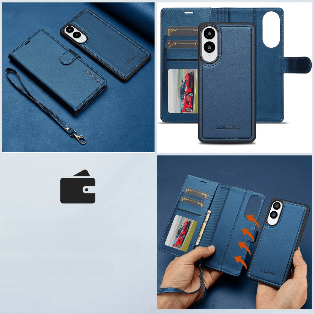 Galaxy S25 Edge - LC.IMEEKE L2 Serie Brieftasche und Hülle