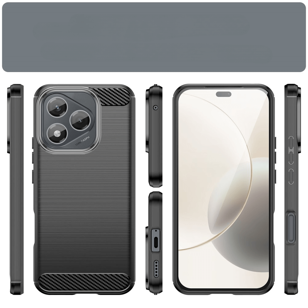 HONOR 400 Lite - Coque look métal carbone