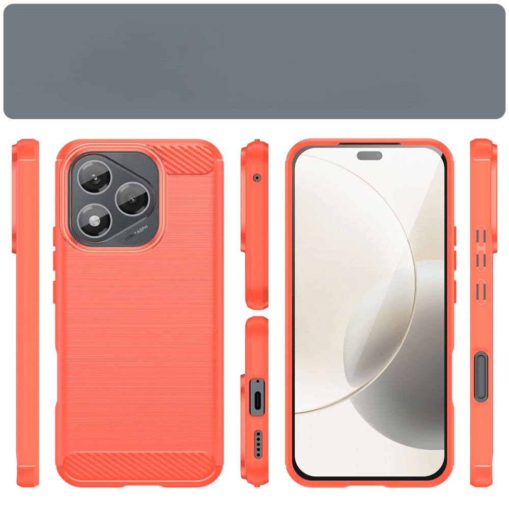 HONOR 400 Lite - Coque look métal carbone