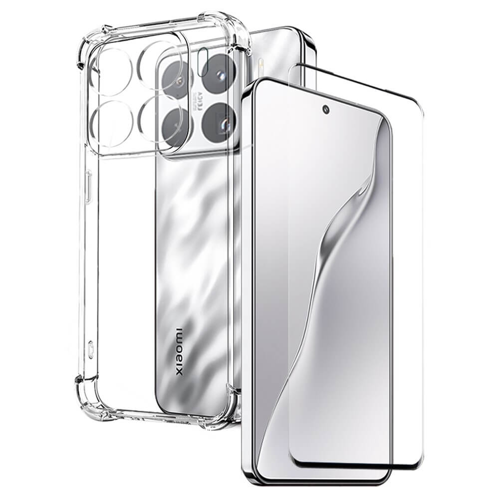 Xiaomi 15 Pro - NORTHJO Set Handyhülle und Panzerglas