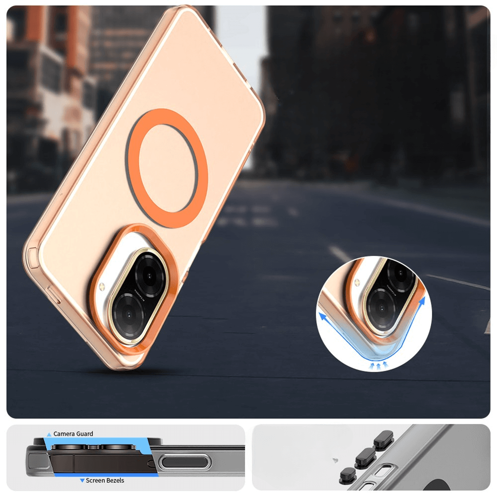 Xiaomi Redmi A5 / Poco C71 - Acrylic Phone Case with Magnet and color accent