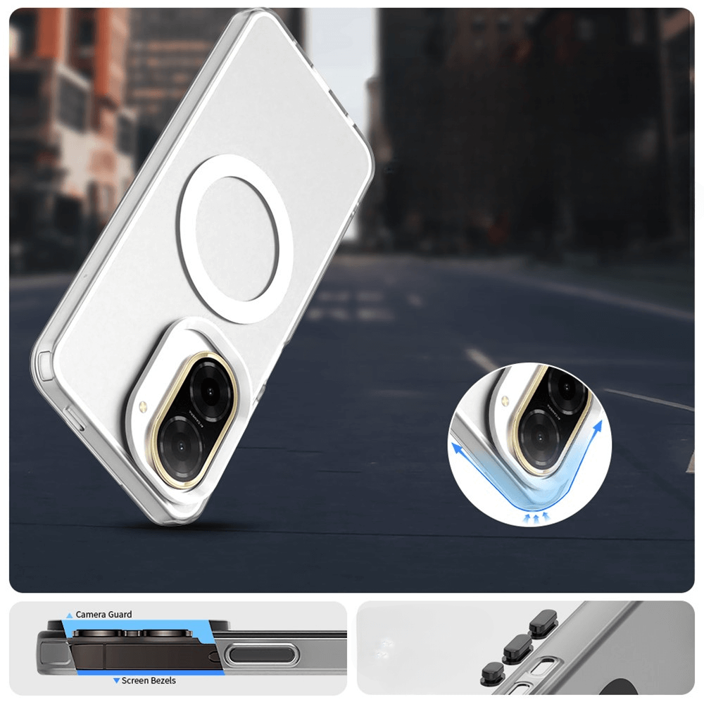 Xiaomi Redmi A5 / Poco C71 - Acrylic Phone Case with Magnet and color accent