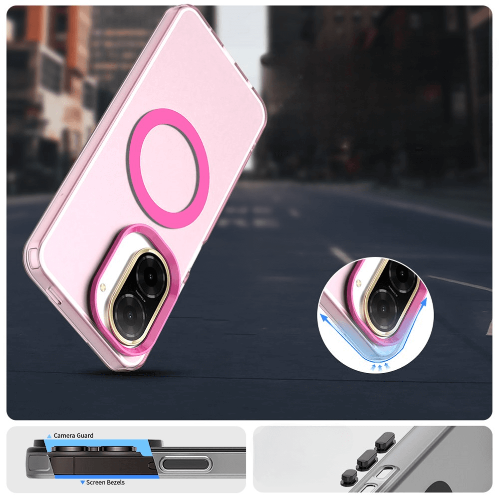 Xiaomi Redmi A5 / Poco C71 - Acrylic Phone Case with Magnet and color accent