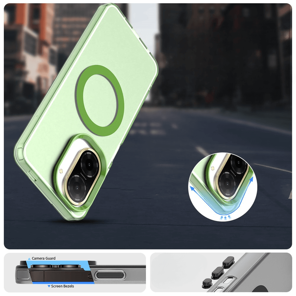 Xiaomi Redmi A5 / Poco C71 - Acrylic Phone Case with Magnet and color accent