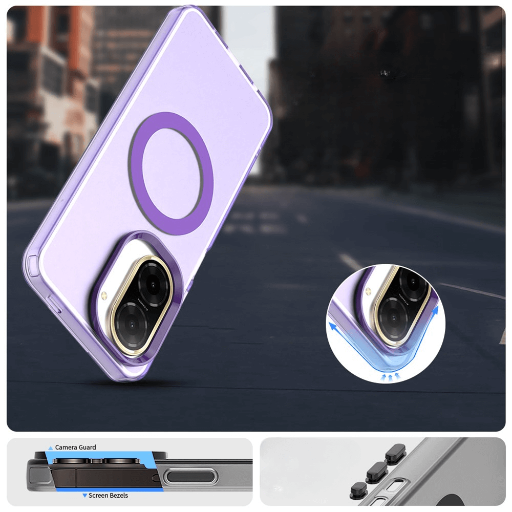 Xiaomi Redmi A5 / Poco C71 - Acrylic Phone Case with Magnet and color accent