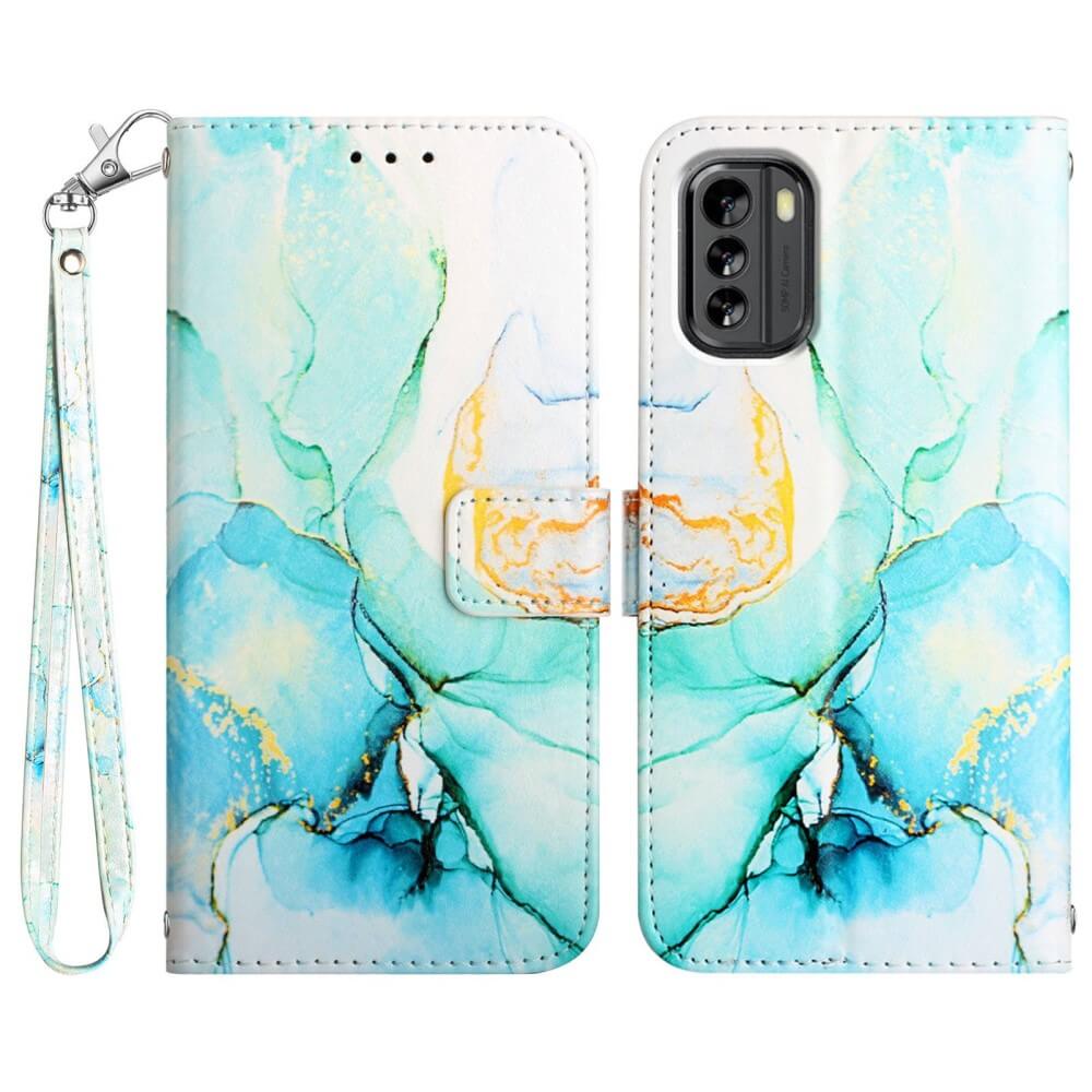 Nokia G60 - Custodia in pelle pink Marble