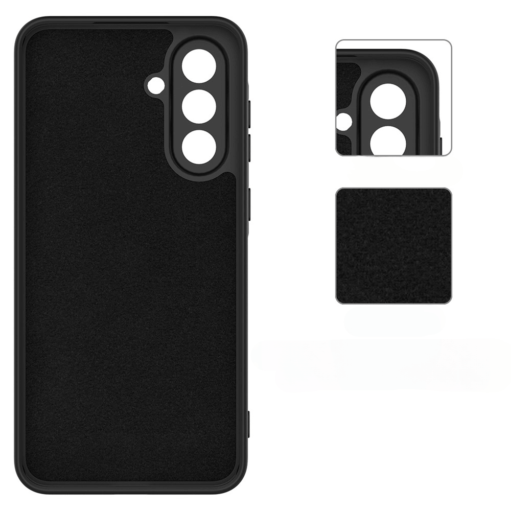 Galaxy A17 - Silikon Gummi Hülle mit Riemen