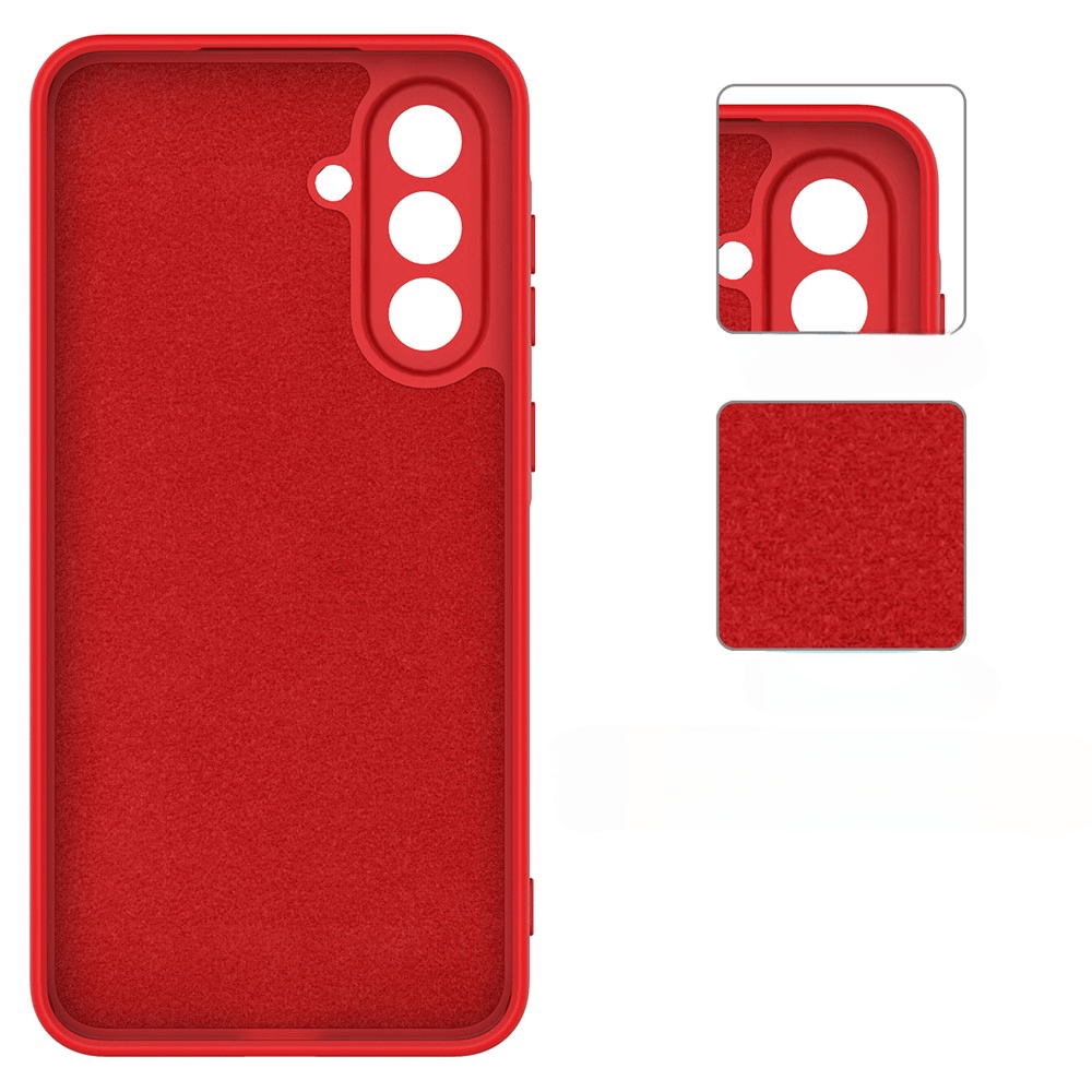 Galaxy A17 - Silikon Gummi Hülle mit Riemen