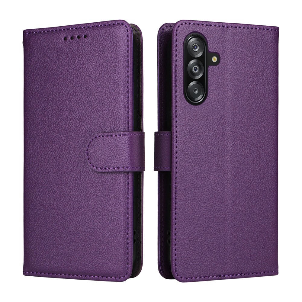 Galaxy A17 / A16 / A26 - Lederoptik-Hülle mit strukturierter Oberfläche