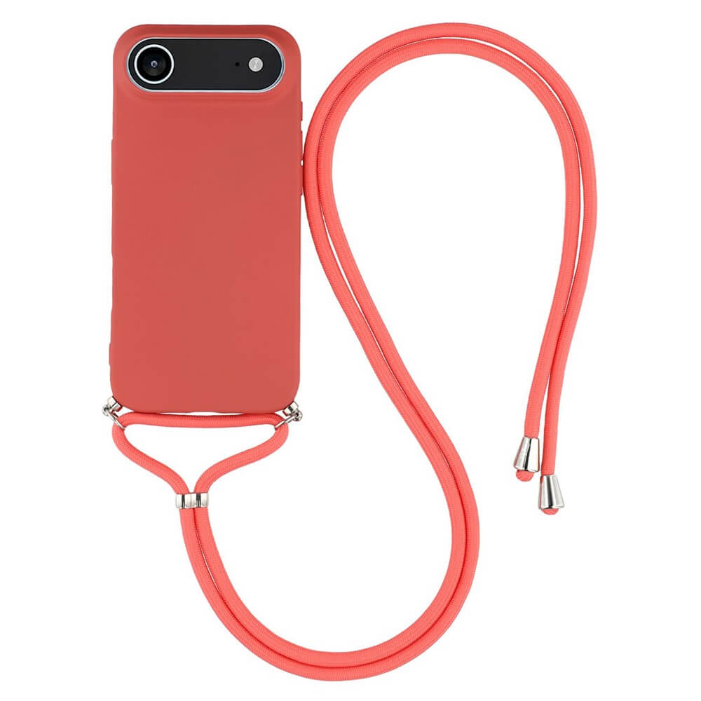 The Cover-Discount iPhone 17 Air - Hülle mit Umhängeband bietet eine passende Schutzhülle samt praktischem Band für bequemes, freihändiges Tragen. Ideal für dein iPhone 17!.