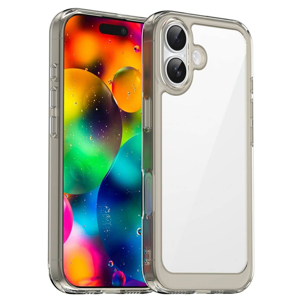 Zeige deinen Stil mit der iPhone 17 - Schützende Acryl-Handyhülle mit erhöhtem Rand von Cover-Discount - das kratzfeste, transparente Case schützt dein Handy und lässt dein buntes Abstract Bubbles Wallpaper strahlen.
