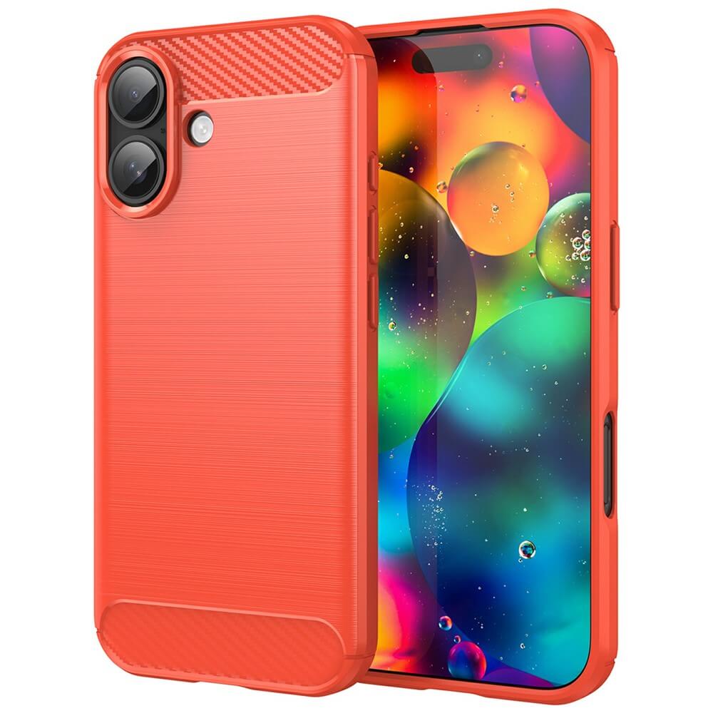 Die Cover-Discount iPhone 17 - Metall Carbon Look Hülle bietet einen sicheren Sitz und präsentiert ein elegantes Carbon-Finish - ideal zum Schutz und Styling Ihres iPhone 17.