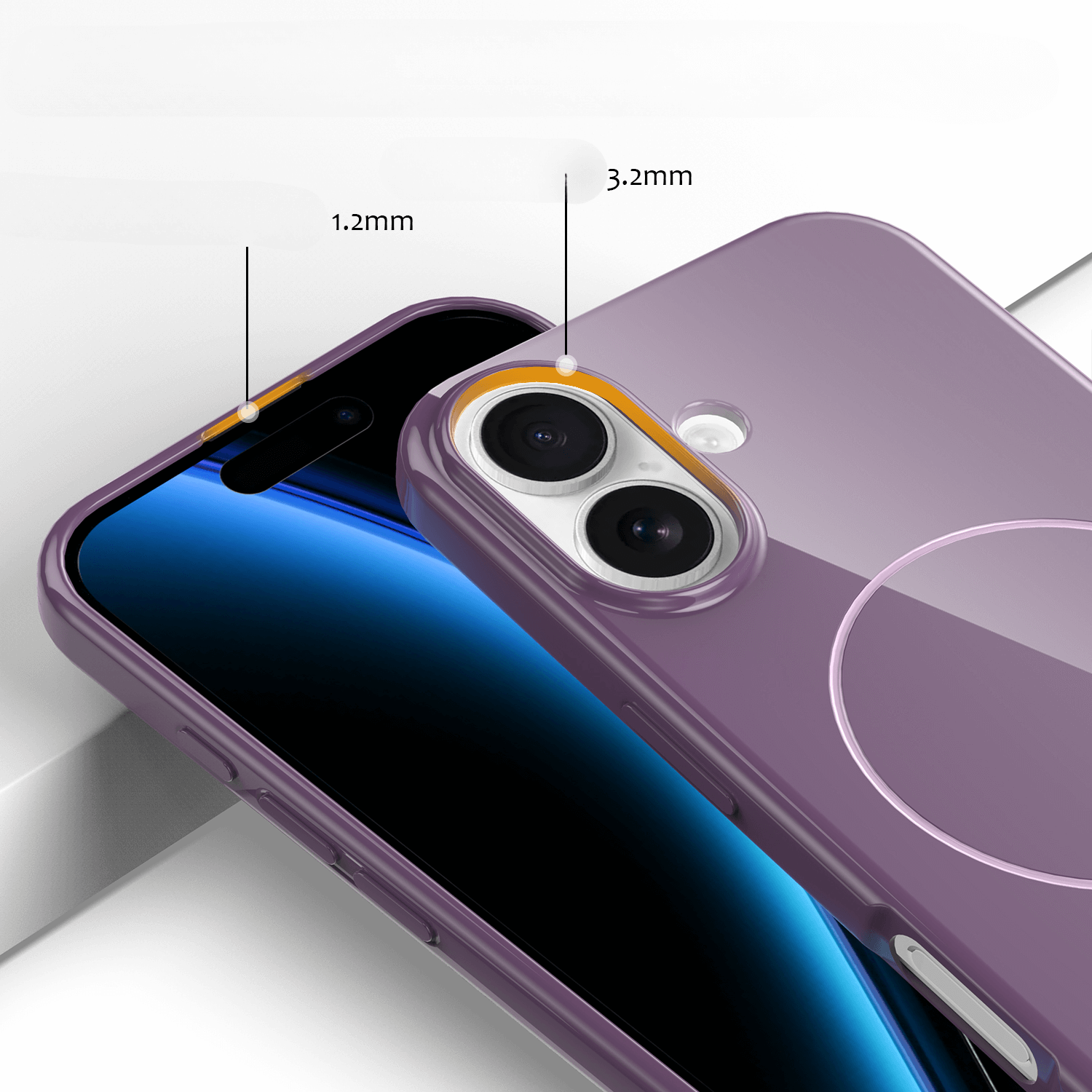 Cover-Discount's iPhone 17 - Unifarbenes Backcover mit MagSafe bietet robusten Kamera- und Displayschutz mit 1,2mm und 3,2mm Erhöhungen. Die strapazierfähige TPU-Hülle hält Ihr Gerät sicher und stilvoll.