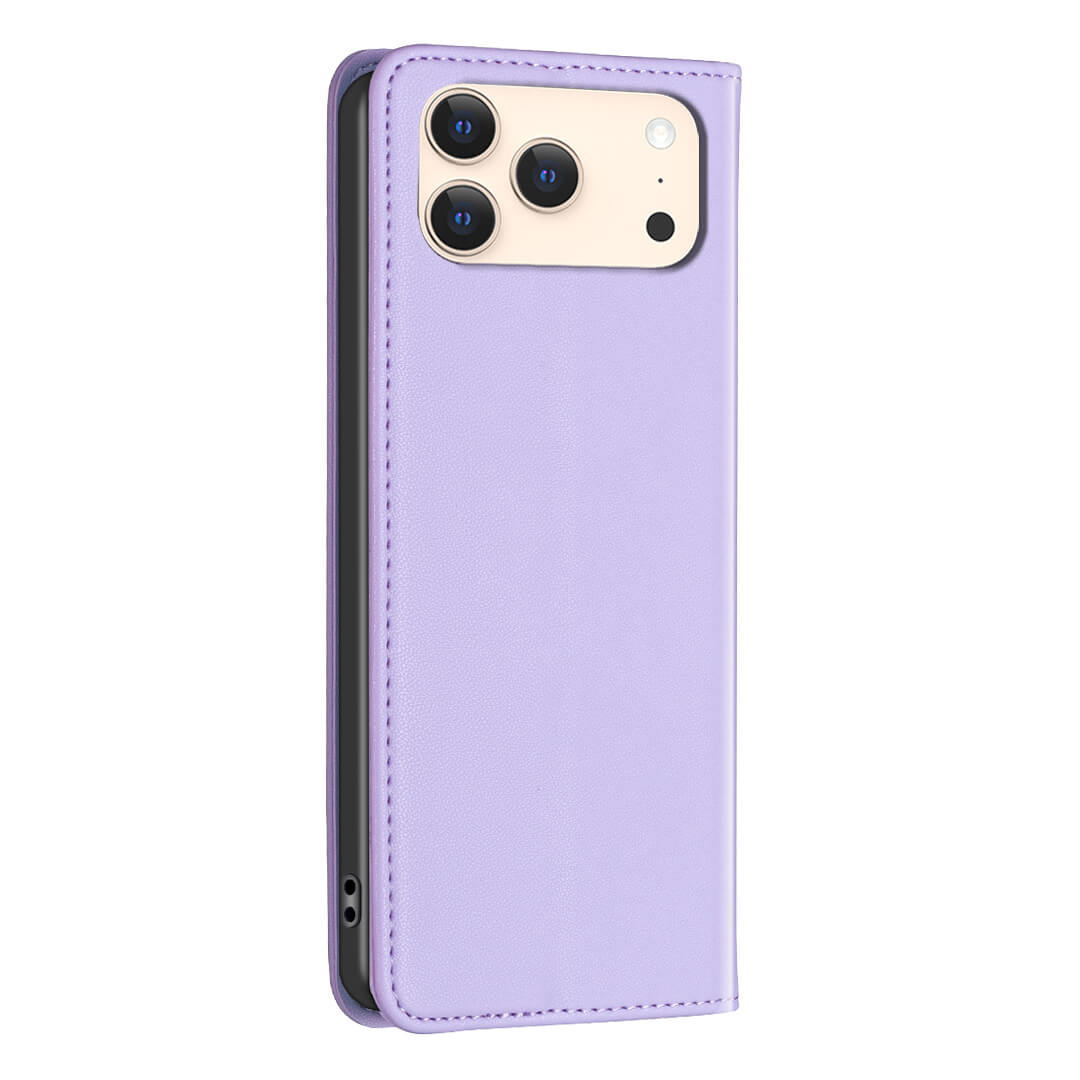 Die BINFEN Color iPhone 17 Pro Max - BINFEN Flip Case Hülle ist eine elegante Kunstlederhülle mit Cover und Kameraschutz. Sie schützt Ihr Smartphone stilvoll und passt perfekt zum Design mit drei Objektiven.