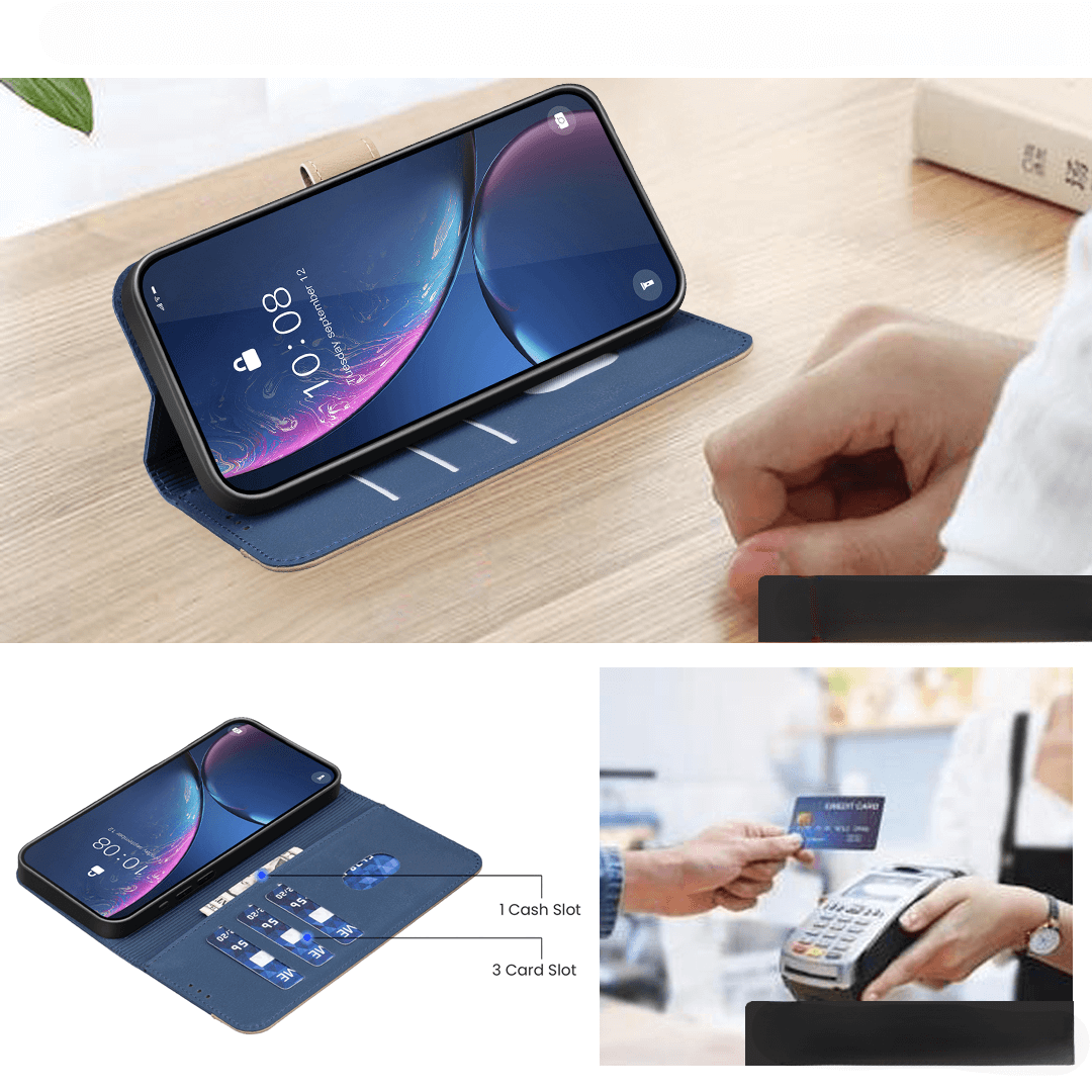 Galaxy S25 FE - BINFEN Ledertasche Floral