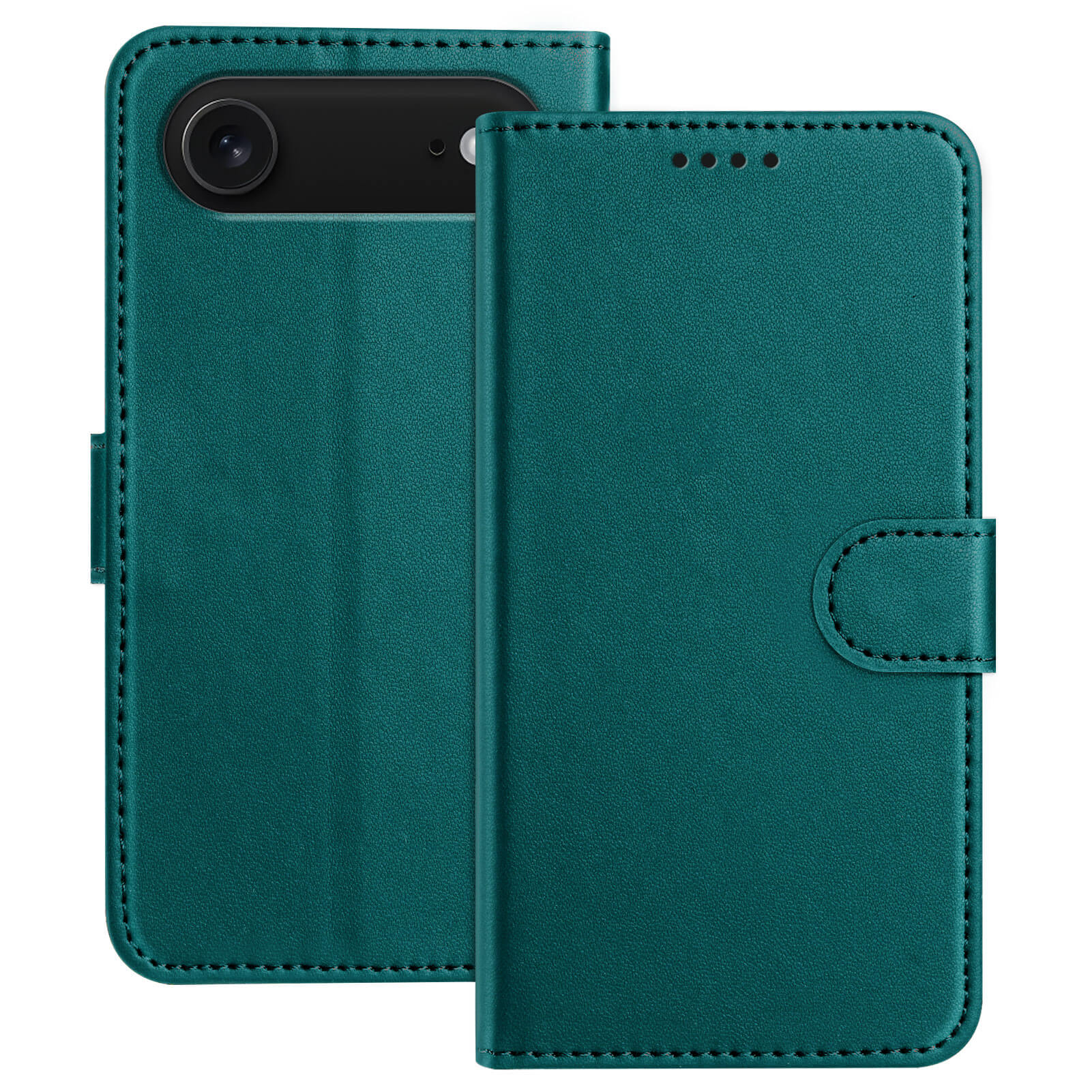 Die Cover-Discount iPhone 17 Air - Elegante Ledertasche bietet Kartenfächer, Kameraausschnitt und integrierte Standfunktion - stilvoller Schutz und praktischer Komfort für Ihr Smartphone.