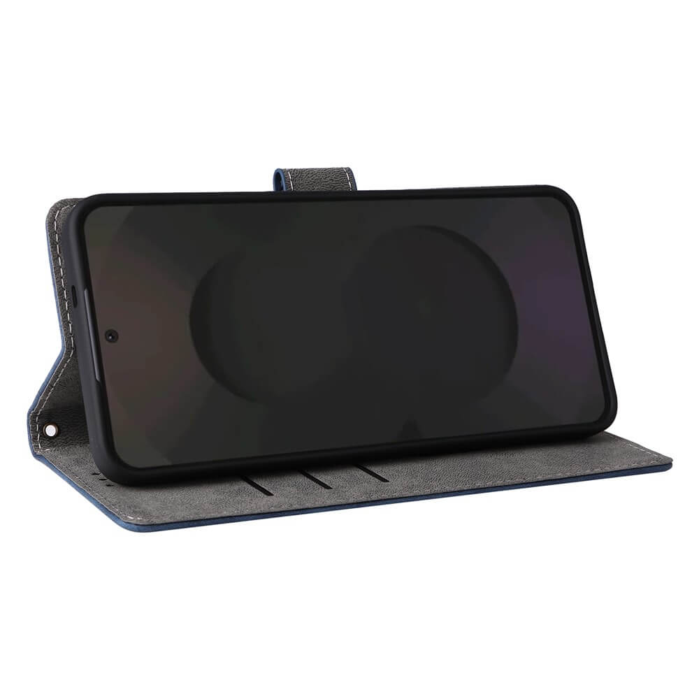 Galaxy S25 FE - Ledertasche mit RFID Blocker