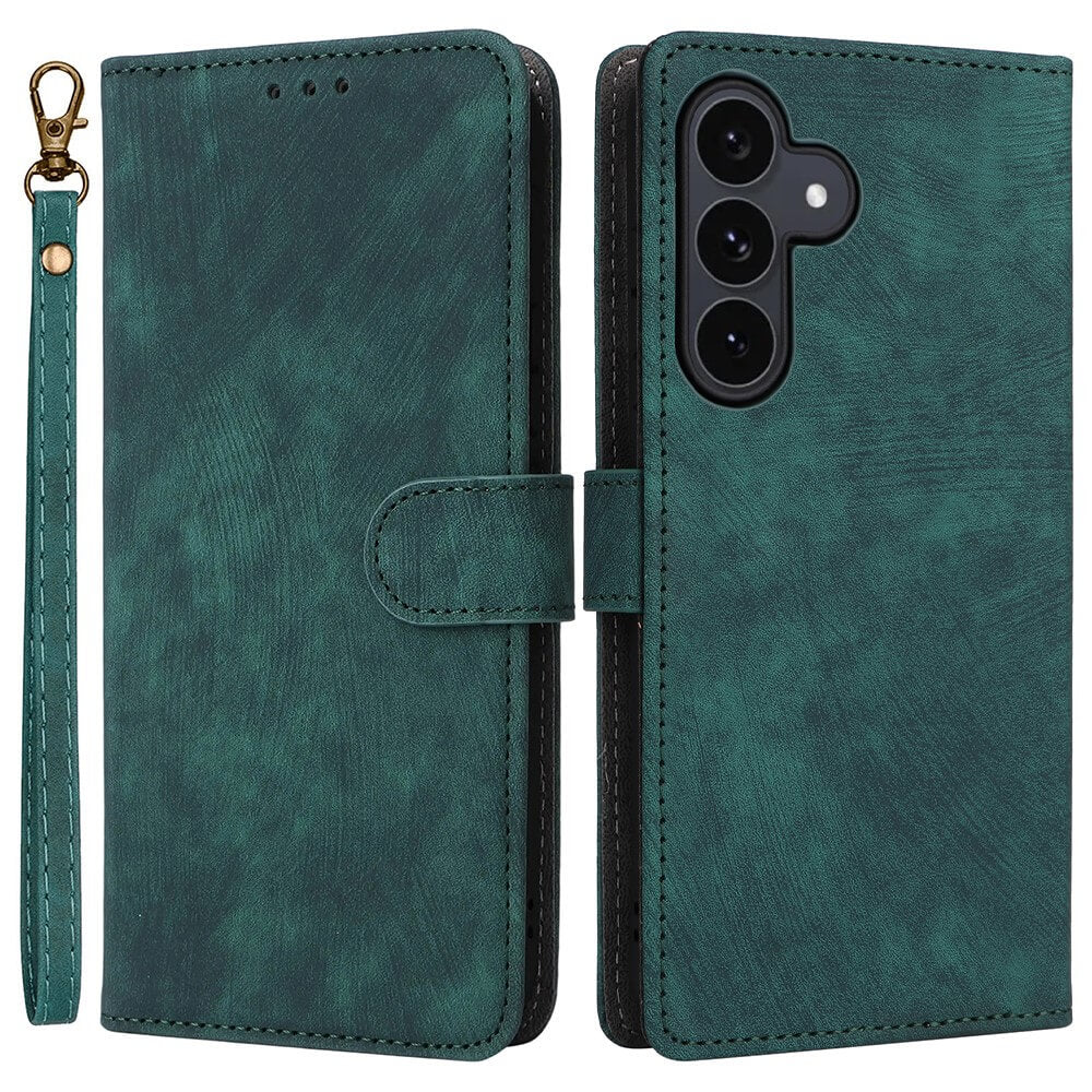 Galaxy S25 FE - Ledertasche mit RFID Blocker