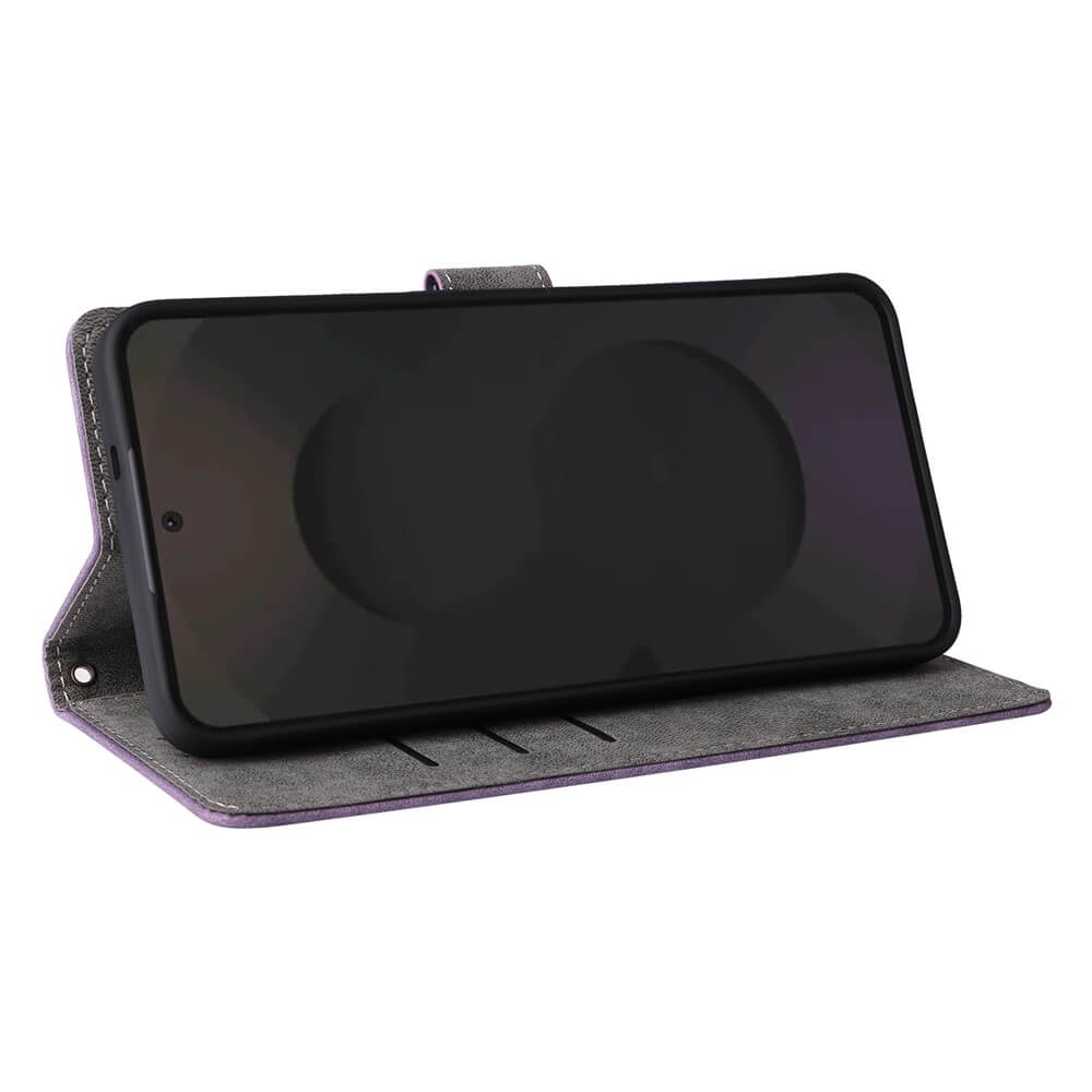 Galaxy S25 FE - Ledertasche mit RFID Blocker