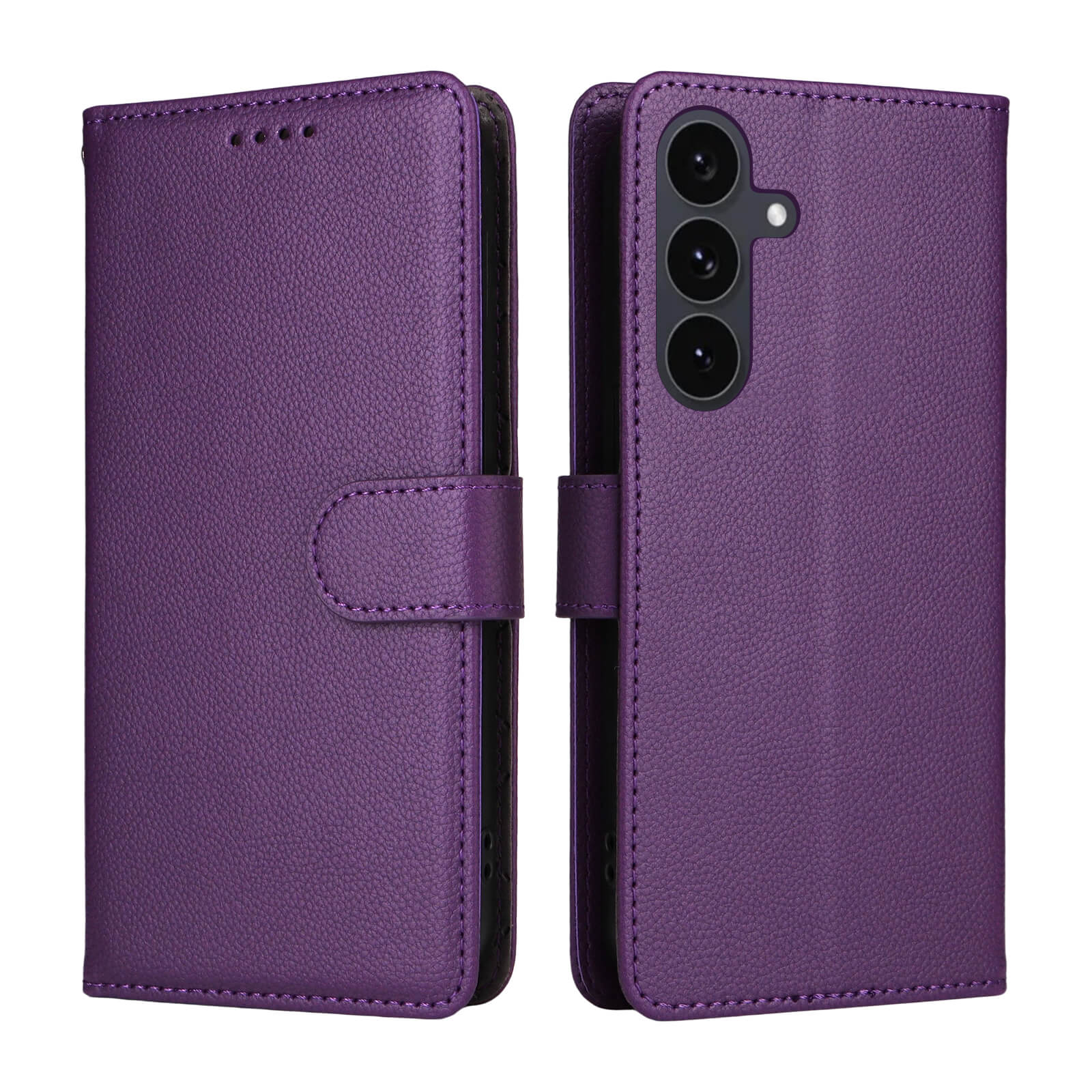 Galaxy S25 FE - Leather-look case with textured surface
