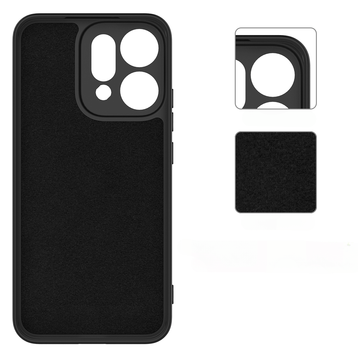 OPPO Reno14 - Coque en caoutchouc silicone