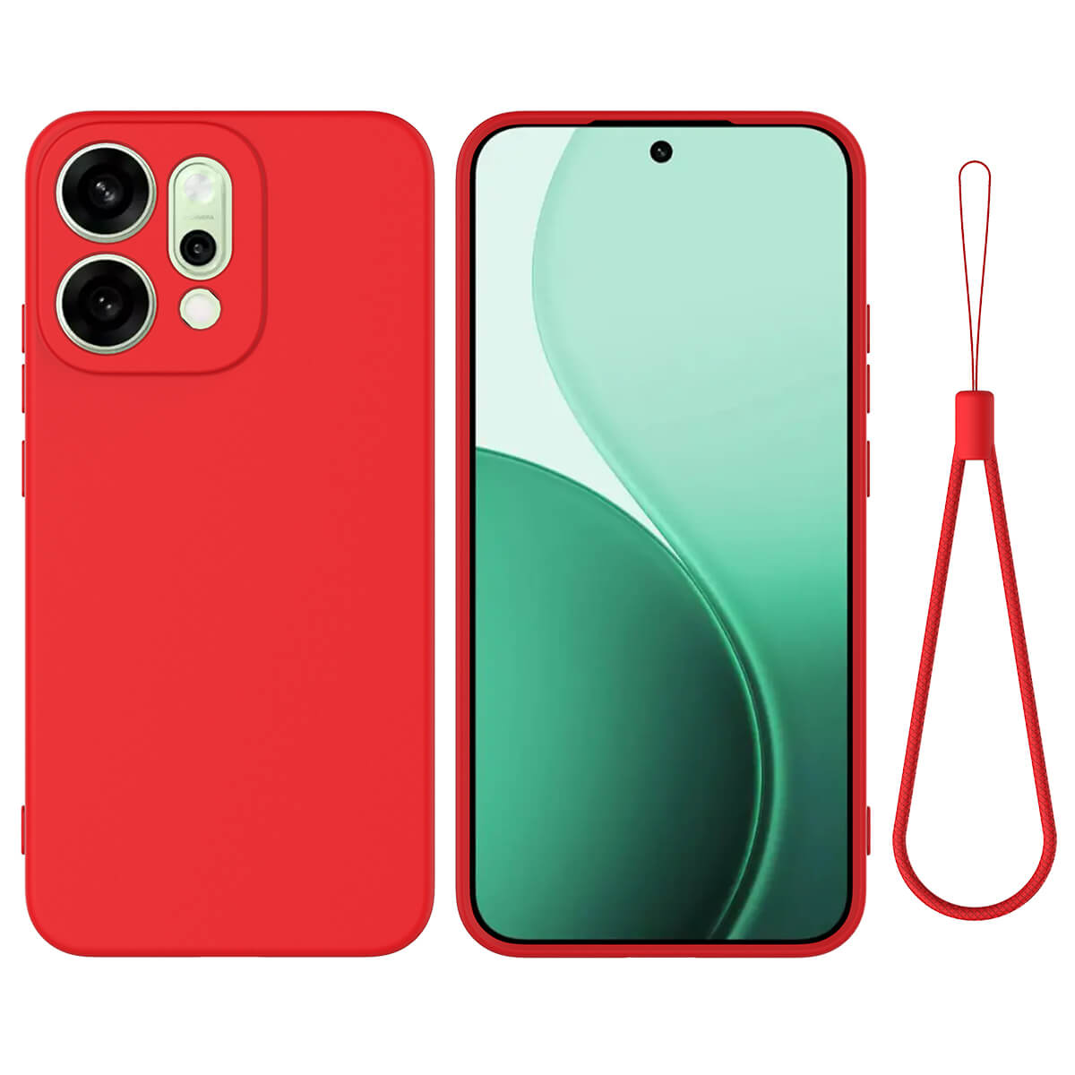 OPPO Reno14 - Coque en caoutchouc silicone