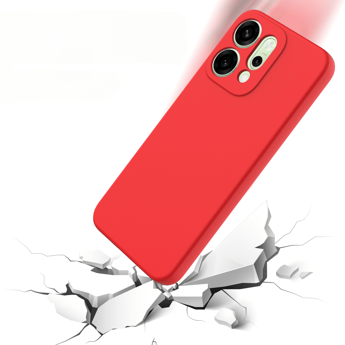 OPPO Reno14 - Coque en caoutchouc silicone