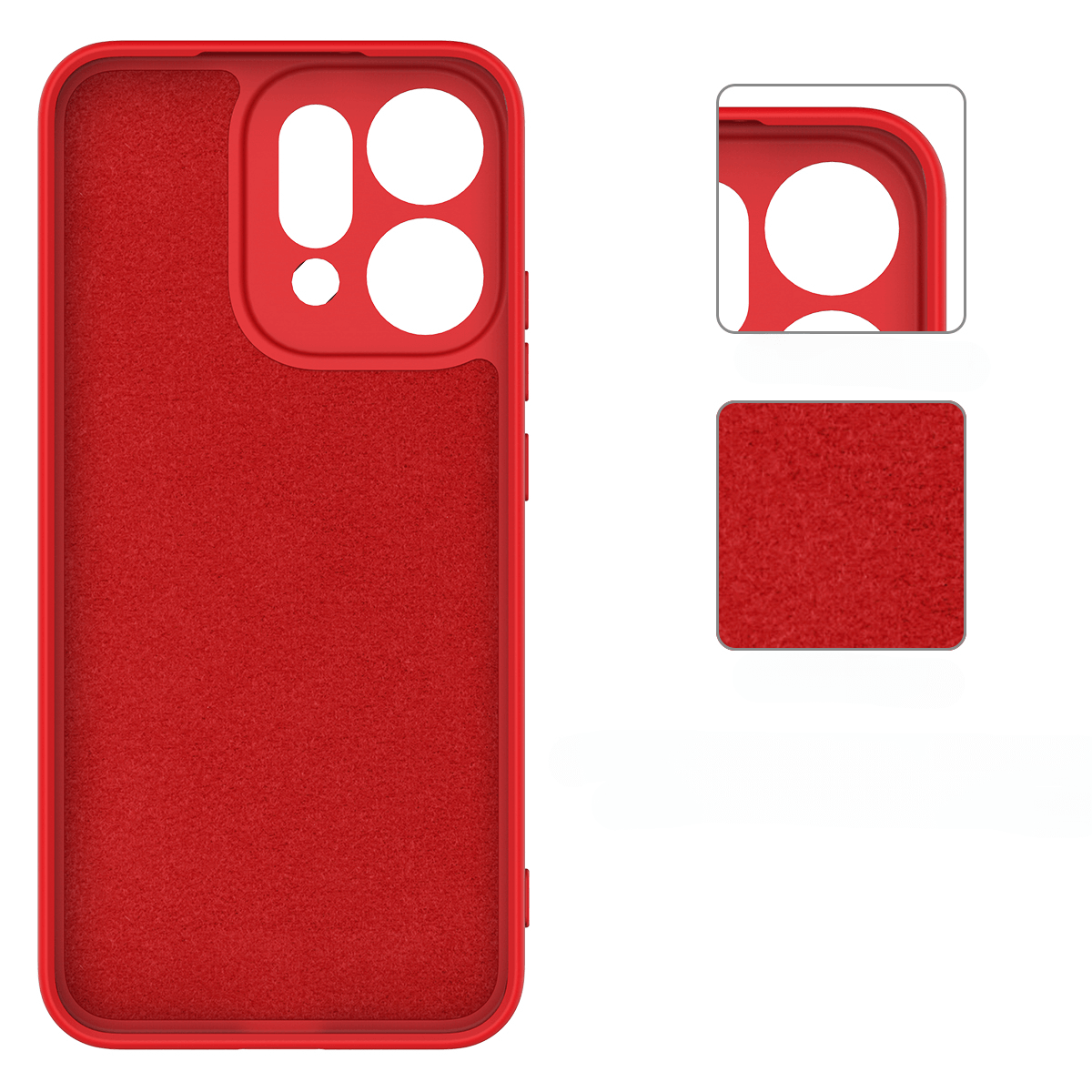 OPPO Reno14 - Coque en caoutchouc silicone