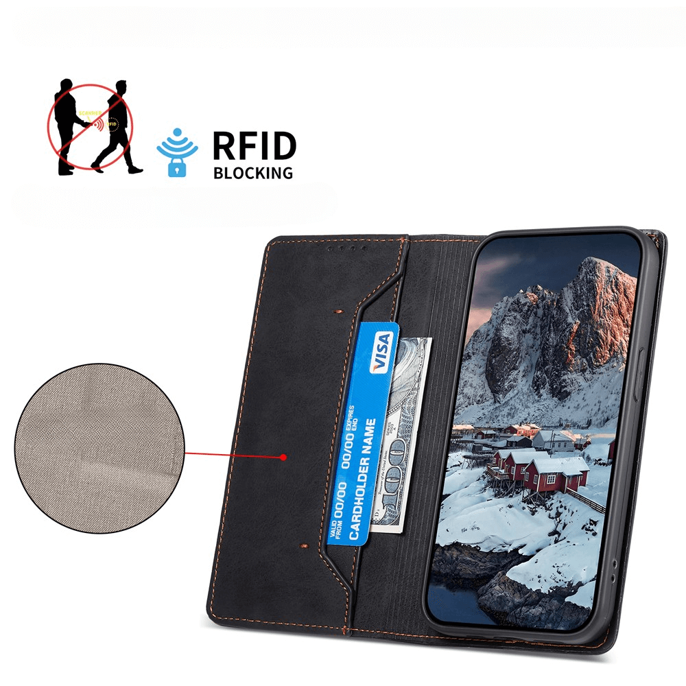 Galaxy A17 / A26 - Custodia flip con blocco RFID