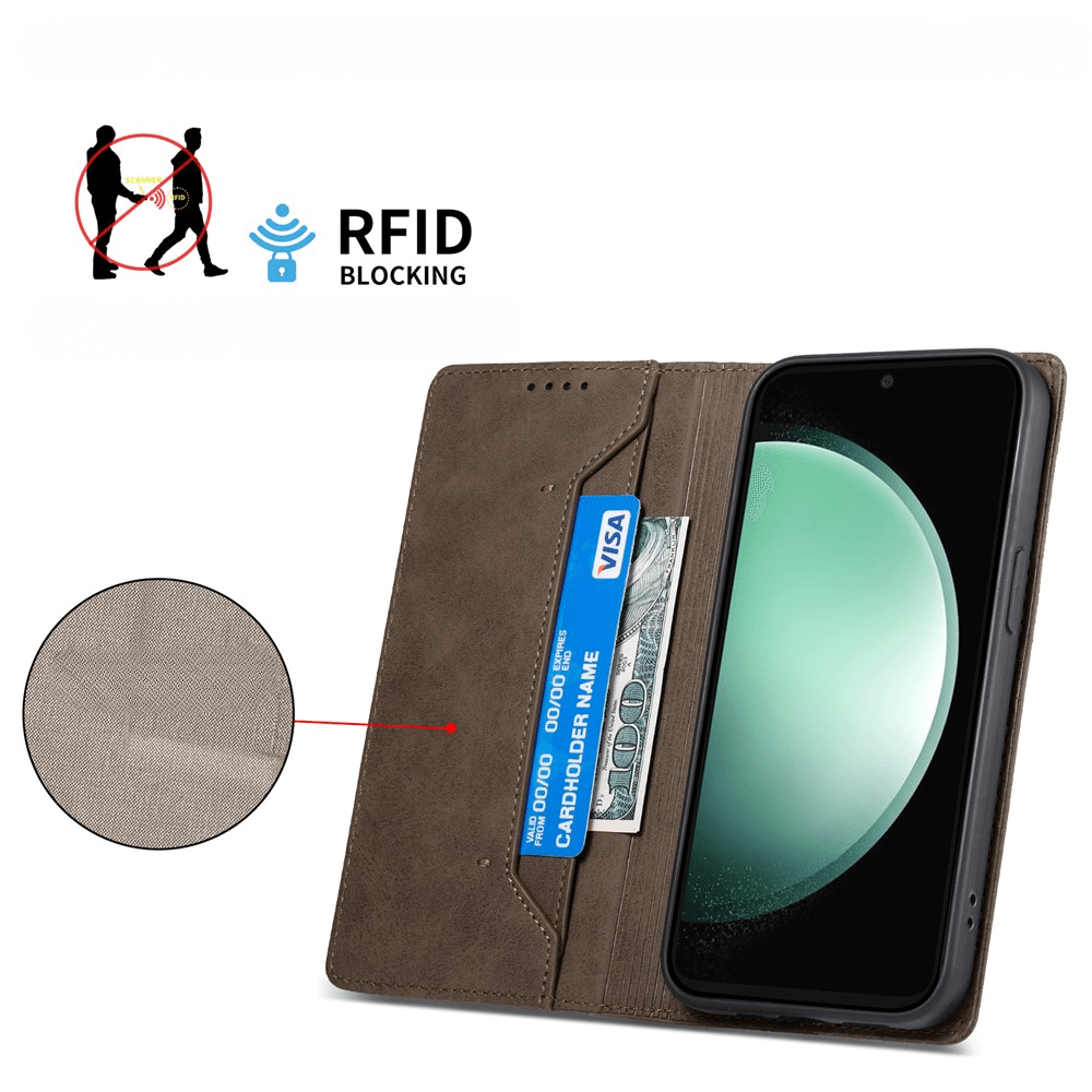 Galaxy S25 FE - Custodia flip con blocco RFID