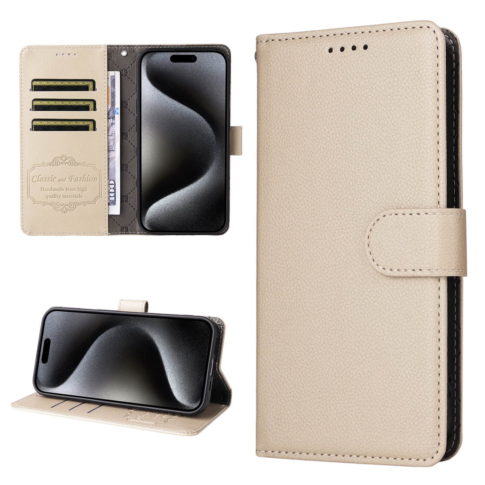 OnePlus Nord CE5 - Leather-look case with textured surface
