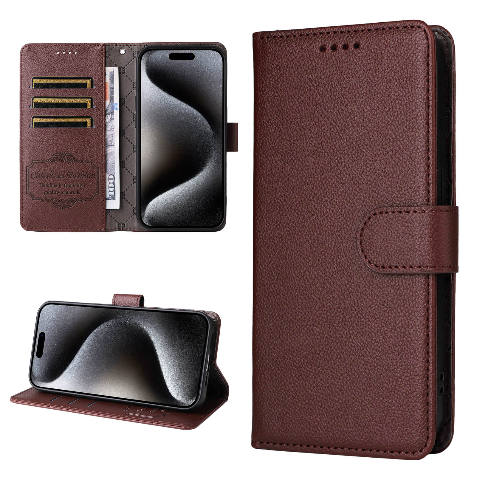 OnePlus Nord 5 - Leather-look case with textured surface